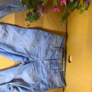 Bright blue jeggings by celebrity pink